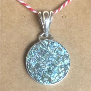 Abalone and Sterling Silver Pendant